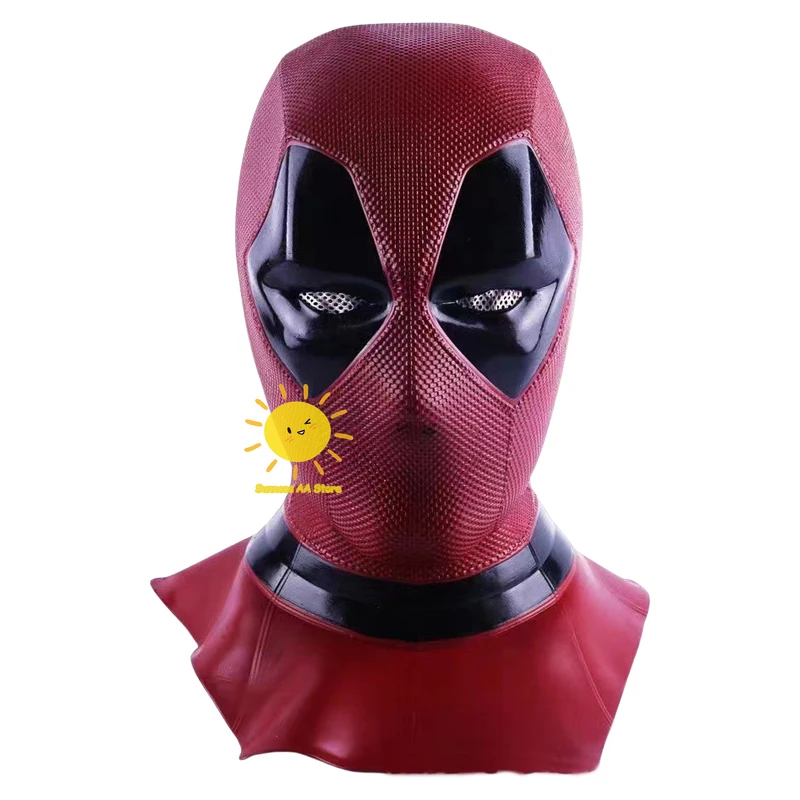 BEAST KINGDOM-Masque de Cosplay Deadpool, Équipement de Sauna en Latex, Casque pour Adulte, Costume de Carnaval, Accessoires, Masques, Fournitures de ix, Cadeaux