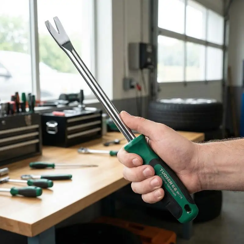 Professional Auto Clip Remover Tool Car Door Trim Panel Fastener Removal Steel Pry Bar for Workshops