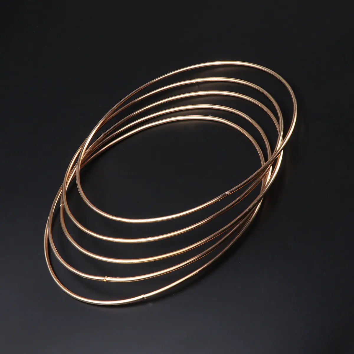 Metal Dream Catcher Rings 10Pcs 50mm Round DIY Craft Hoops for Handmade Wall Hanging Home Decor