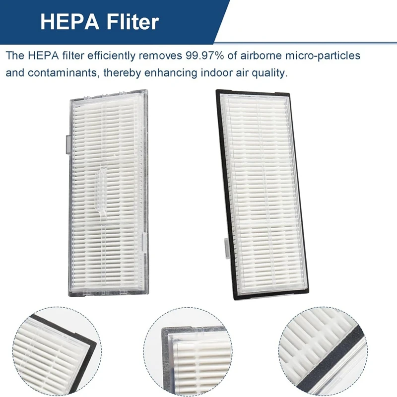 Запчасти для робота-пылесоса Roborock S8 Pro, Фильтры HEPA, основная сторона, Швабра, тканевая ткань, аксессуары