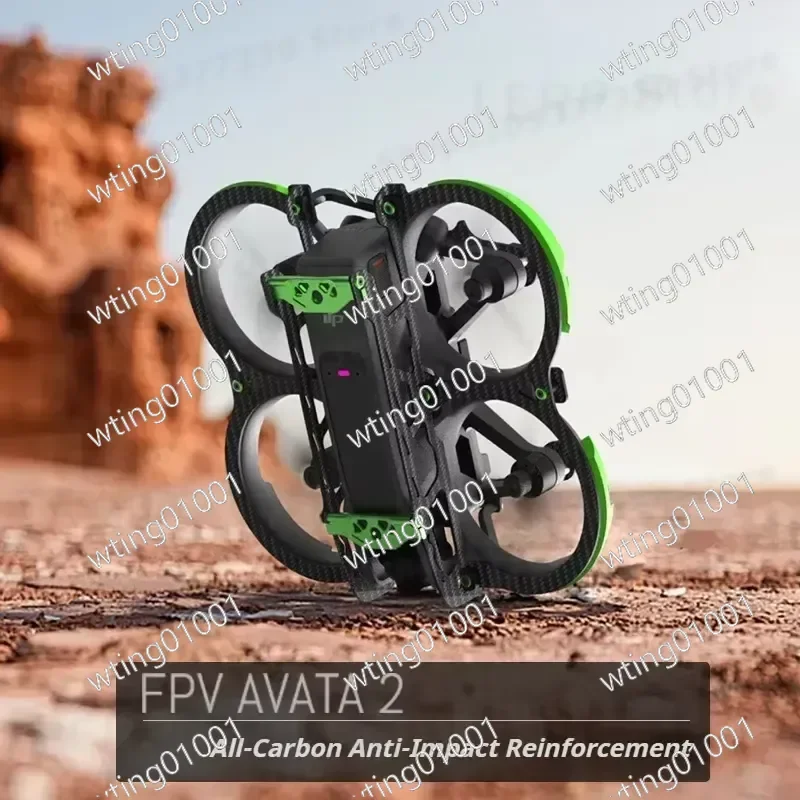 for Dji Avata 2 Real Carbon Fiber Guard Kit Lightweight Full Body Armor Anti Crash Protective Shell Drone Accessories