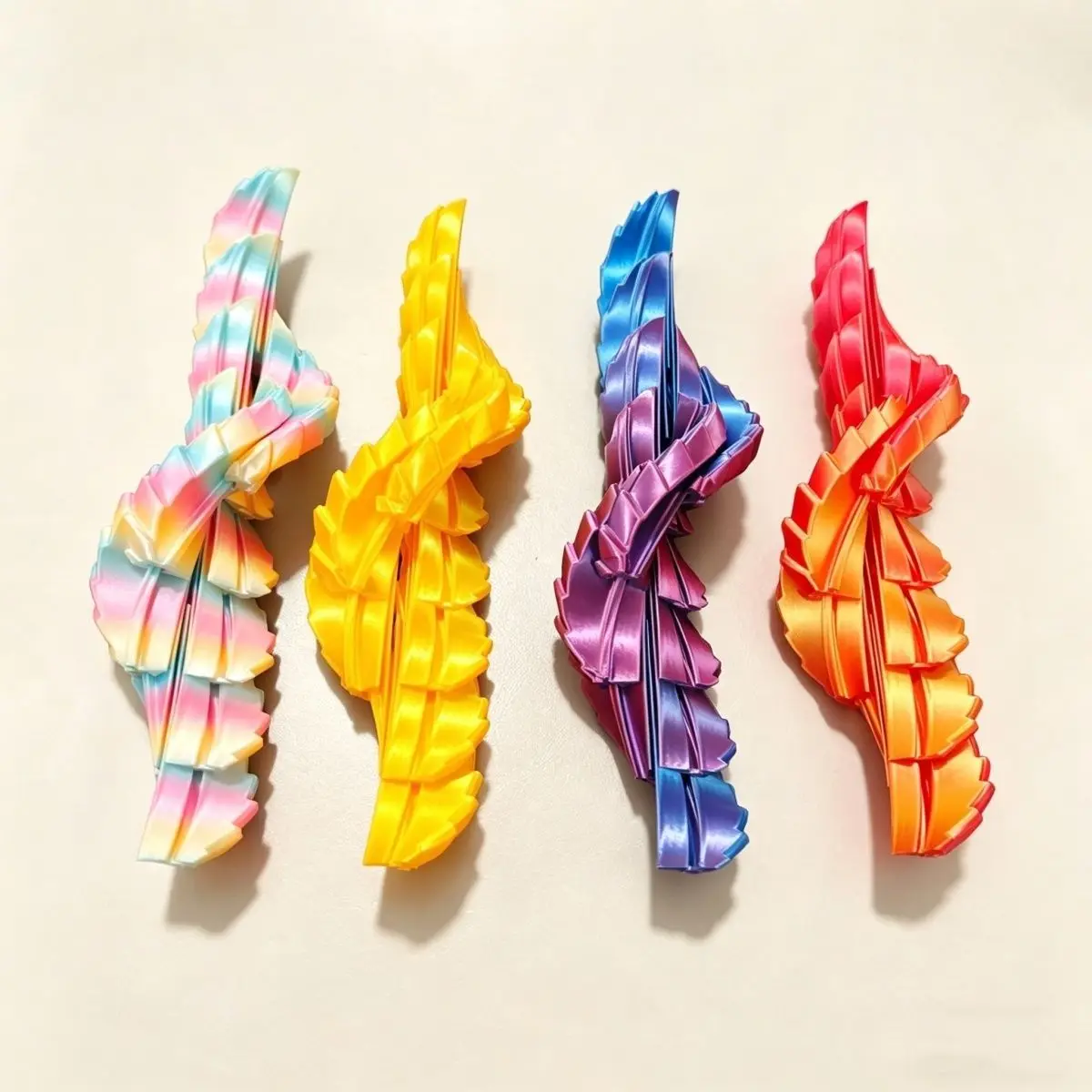 Creative Finger Decompression New Twist Dragon Egg Rotating Model Toy, Deformable 3D Printed Slime Dragon Scale Egg