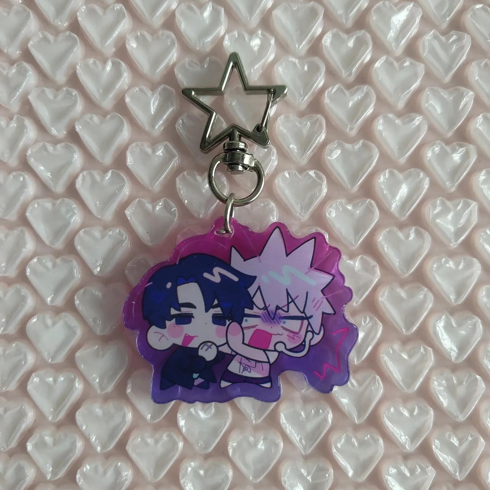 Alien Stage Acrylic Keychain Translucent Design for Key Or Lanyard Organization And Decoration