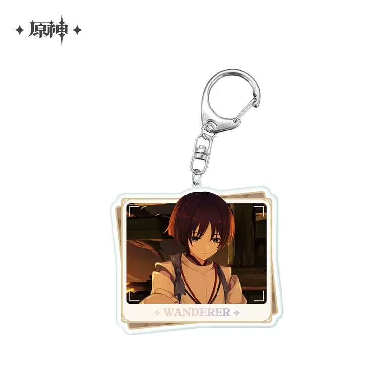 Sunsyea Official Genshin Impact Merch From miHoYo Wanderer Keychain Pendant Anime Collection