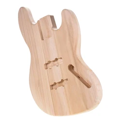 Unfinished Electric Bass Guitar Body, Bass Sycamore Wood Made Body for JB, Desirable Gift for Guitar Lovers