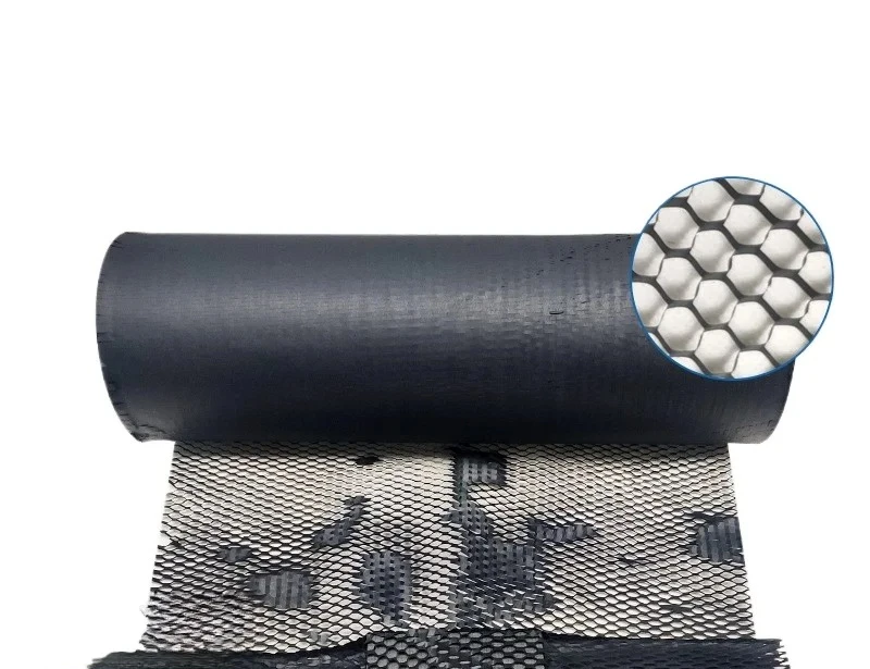 Buffer shock absorption black honeycomb kraft paper