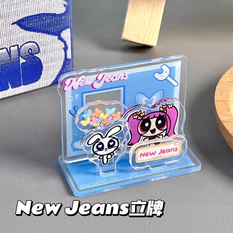 

Aesthetic Powerpuff Girls Acrylic Stand - Mini Cute Blossom Bubbles Buttercup Desk Decor (Instagram Style)