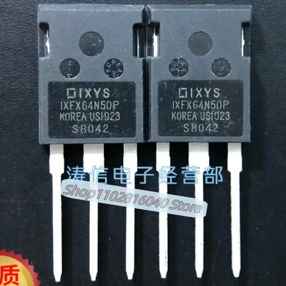 10PCS/Lot IXFX64N50P  TO-247 64A/500V  Best Quality Imported Original Spot