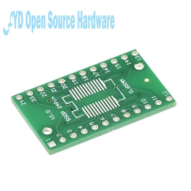 10PCS SOP Patch Adapter Board SOP8 SOP10 SOP14 SOP16 SOP20 SOP24  SOT223 QFP32-100 QFN32 QFN40  TQFP QFN IC Test Board PCB Board