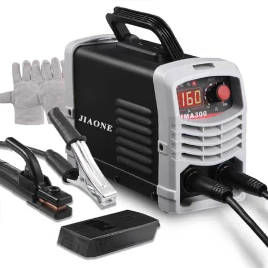 

MMA300 Electric Welding Machine Mini Portable Stick Welder IGBT Inverter Welder with Synergic Control Technology Ideal for Begi