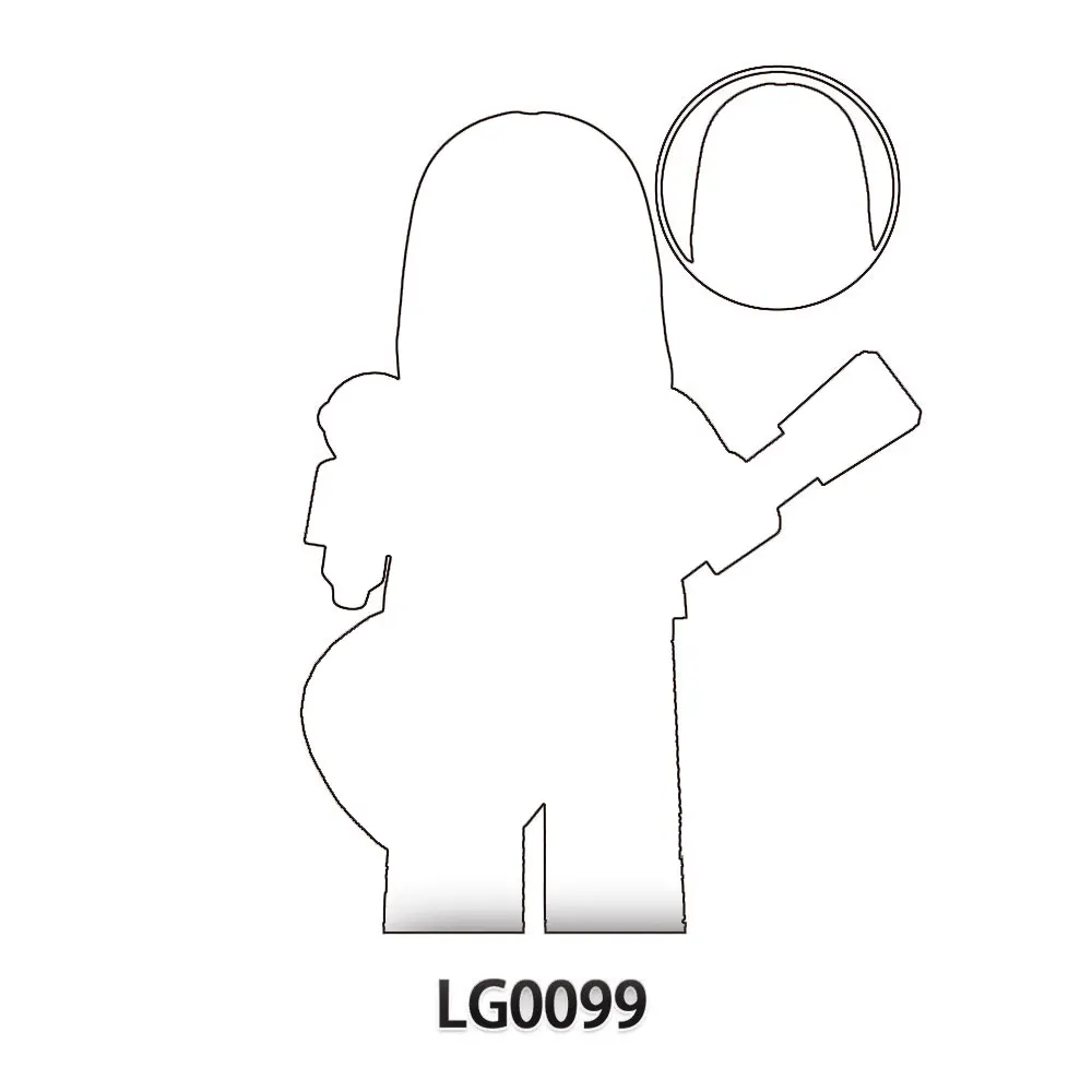 LG1015 KT1063 Popular Singers Bands Building Blocks Model Mini Action Figure Accessories Christmas Gifts for Kids