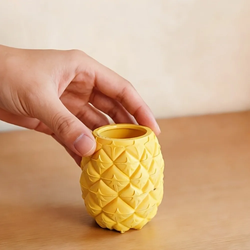 3D Printed Fruits Shape Pen Holder Creative Multi-function Desktop Organizer Ornaments Home Decoration Makeup Brush Storage Box
