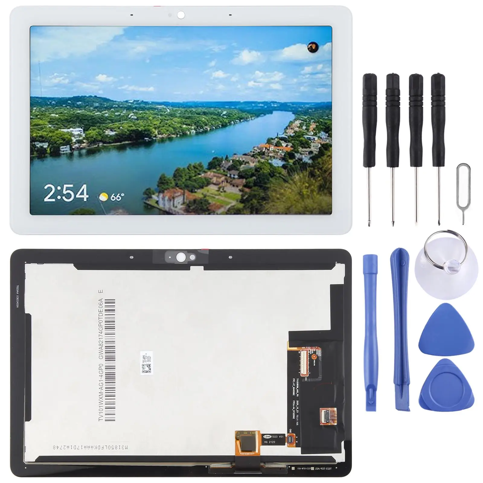 Google Nest Hub / Google Nest HUB Max用LCDスクリーン（デジタイザー