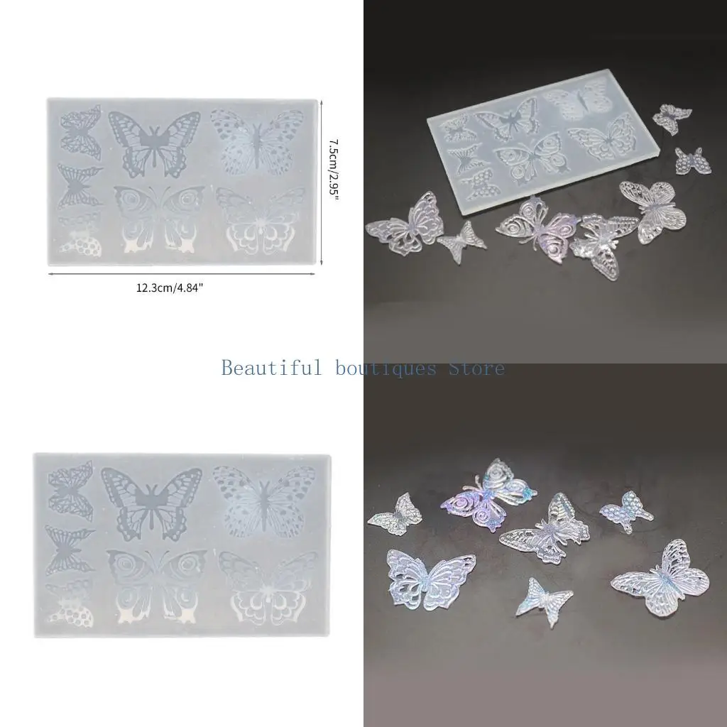 

Формовка для ювелирных украшений U4LF, плесени силиконовой подвесной смолы 7 Кавитита-бабочка