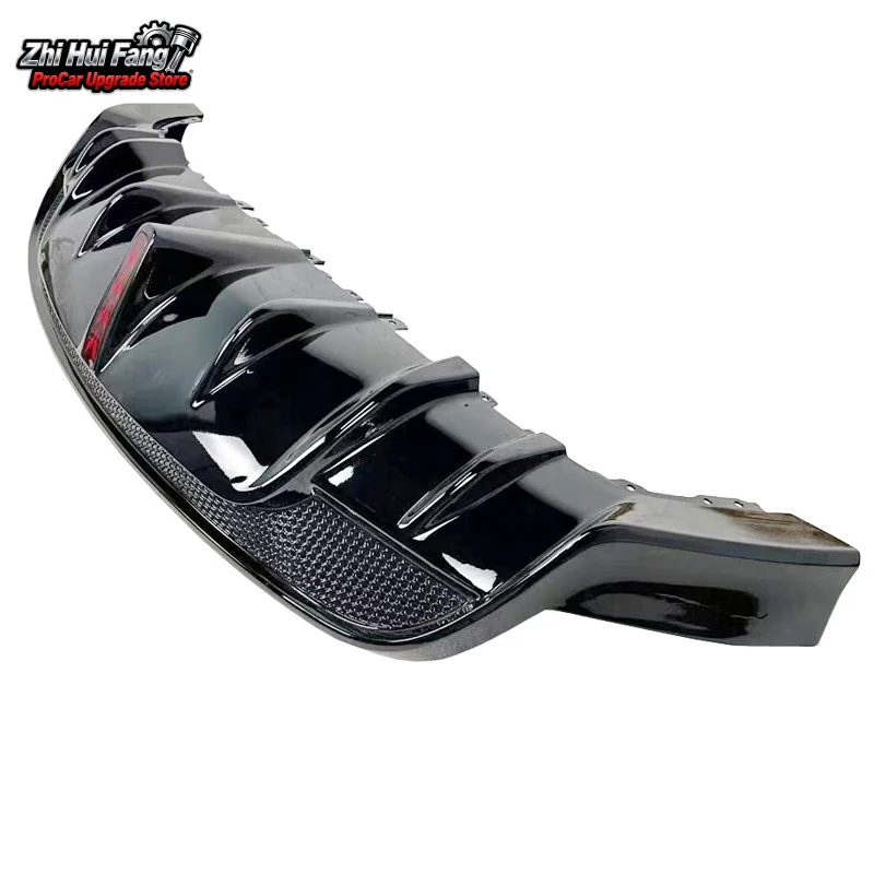 

Suitable for Tesla Model Y Modified Pilot Light Style Glossy Rear Black Warrior Surround Kit Dry Carbon Tail Lip