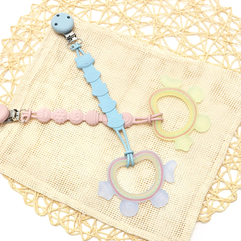 Baby Planet-juguetes de dentición de silicona, fácil de agarrar, cuidado de bebés, mordedor, juguete para masticar, sin BPA, regalos para niños y niñas, artículos para bebés