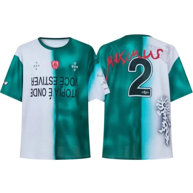 تي شيرت مطبوع ثلاثي الأبعاد من Cactus Jack AstroWorld Tour Utopia - ملابس شارع فضفاضة للجنسين (الرجال والنساء في سن المراهقة #3