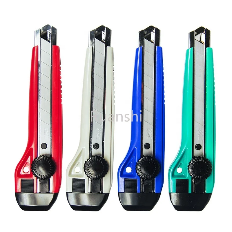 Imagem -03 - Sharp Utility Pocket Knife Sdi18 mm Blade Cutter Screw Locking Grande Aço Carbono Caixa Triangular Grande Origami 0425c