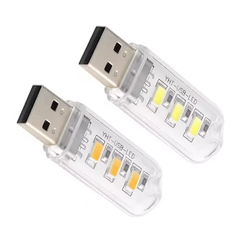 1pcs Mini USB LED Desk Lamps Reading Led Light For PC Laptops Computer Notebook Mobile Power Charger Camping Lamp Night Light