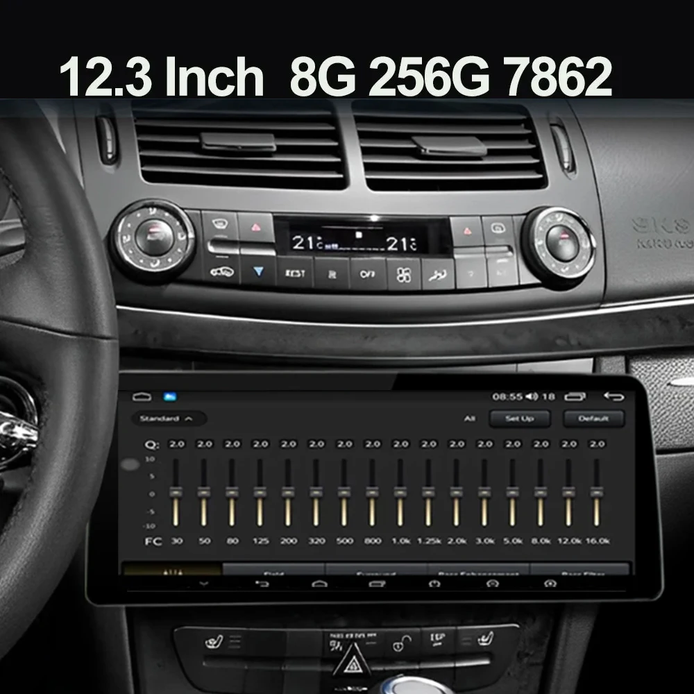 

12.3 inch 2 Din Car Radio For Mercedes Benz E-class E Class W211 E200 CLS 2002 - 2010 Multimedia Video Player Navigation