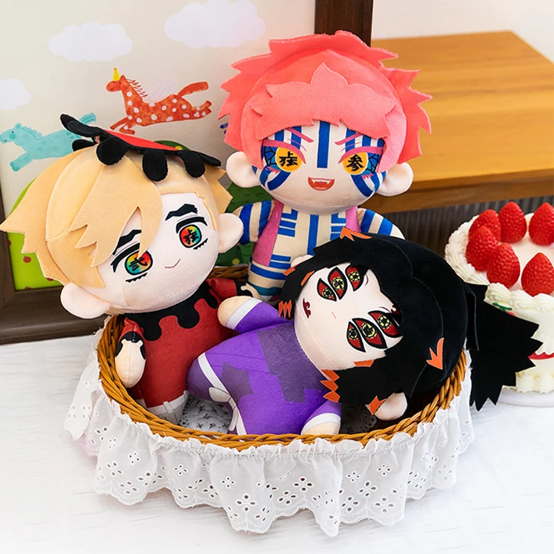 20cm Demon Slayer Plush Toys Giyu Tomioka,Muichiro,Nezuko,Shinobu Kocho,Kyojuro Rengoku,Cotton Doll Stuffed Animals Anime Figure