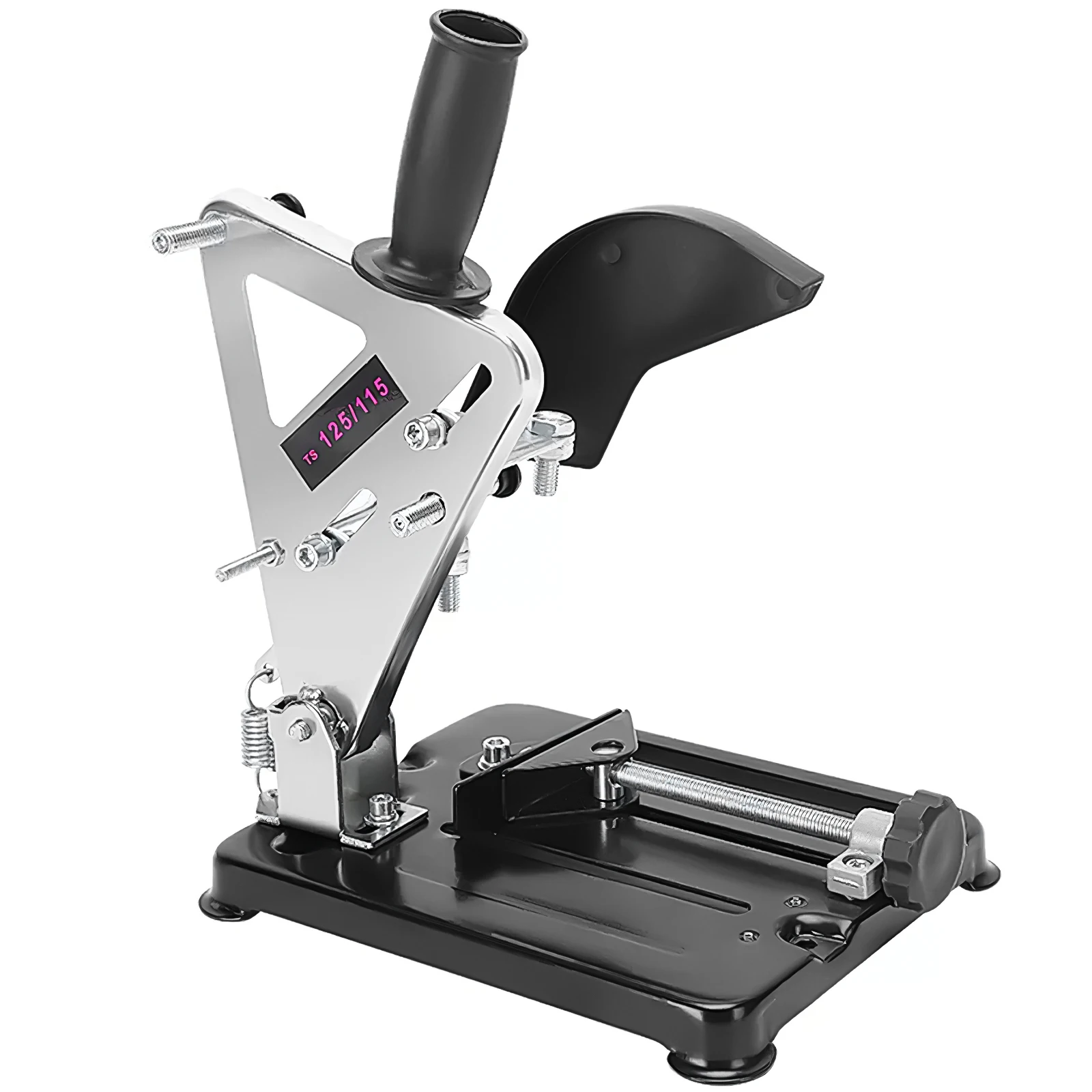 

Angle Grinder Bracket Cutting Station Metal Accessories Holder Adjustable Stand Iron Base Strong Frame Multi Angle