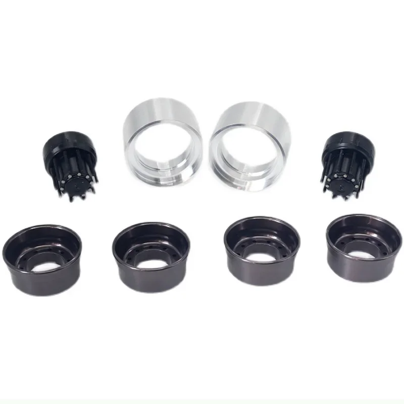 

1:14th Scale 2pcs Metal Simulation XS45 Rear Hub for Tamiya RC Truck SCANIA 770S R620 VOLVO BENZ Arocs MAN TGX Car JDM-192