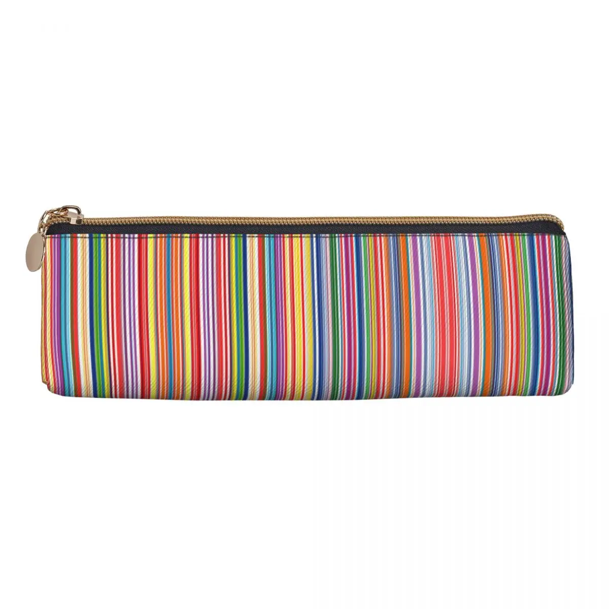 Rainbow Stripes Pencil Case Colorful Lines Print Boy Girl Lovely Pencil Pouch School Pencil Cases Supplies Birthday Present