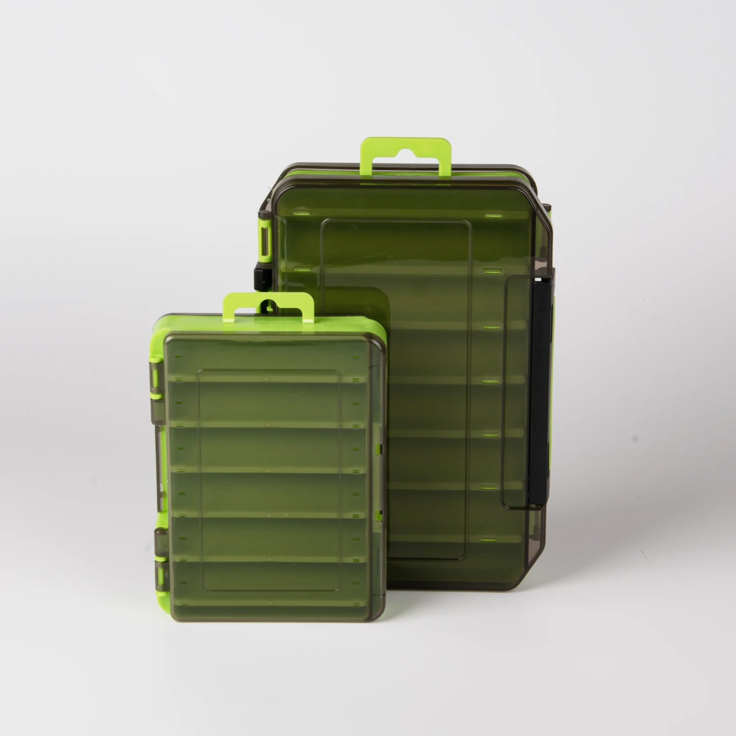 Seitige FishingTackle Box 12-14 Zellen Köder Köder Haken Aufbewahrungsbox Angelwerkzeug Zubehör Aufbewahrungsbox Karpfen zum Angeln Wobbler – Detail 13