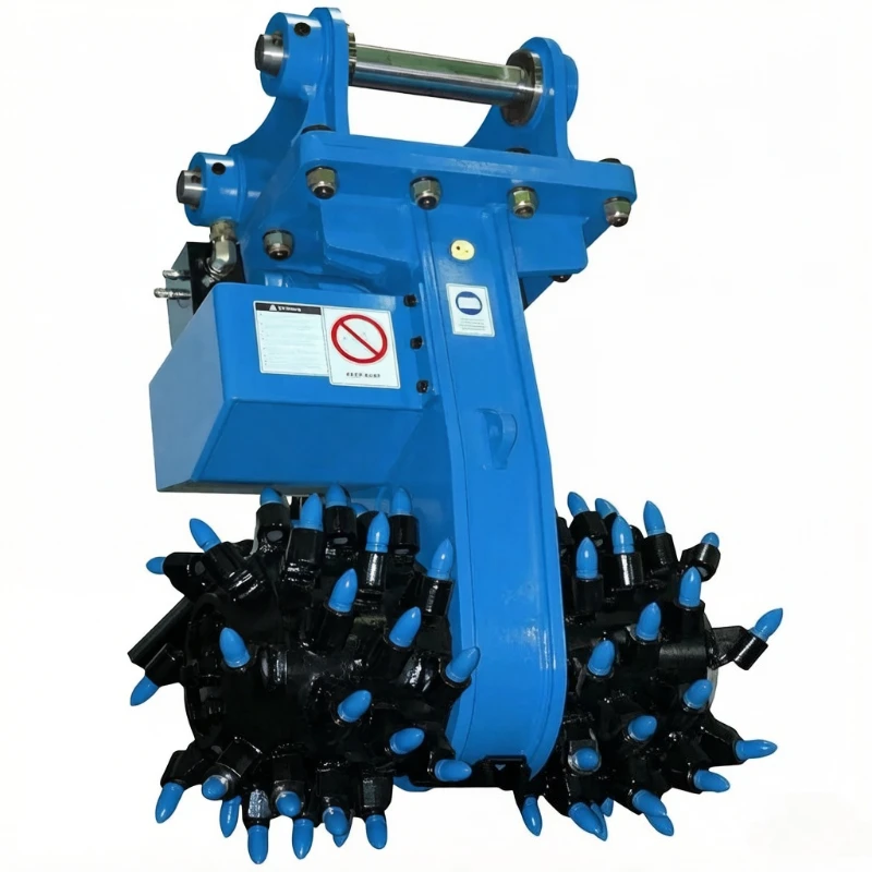 Hot Product Attachments Drum Cutter Hydraulic Heavy Duty Drum Cutter 360 Degree Rotary Drum Cutter Trenching Factory Price