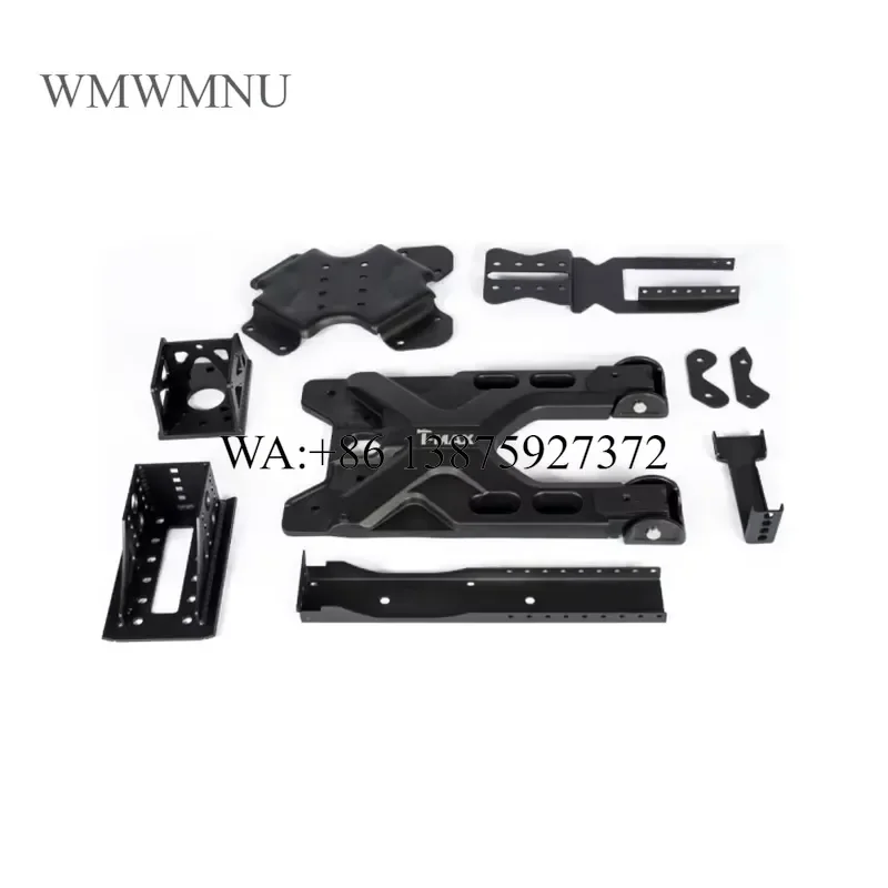 Wmwmnu For TMAX Style Front Spare Wheel Rack Tire Carrier for Wrangler JK 2007-2017 Plug and Play Retrofit Upgrade High