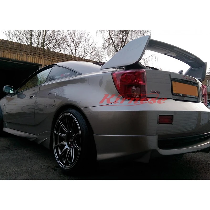 For TOYOTA CELICA Rear TRUNK SPOILER 2000-2005 WITH LED LIGHTS High Quality ABS Plastic Car Spoiler Trunk Boot Wing Spoiler