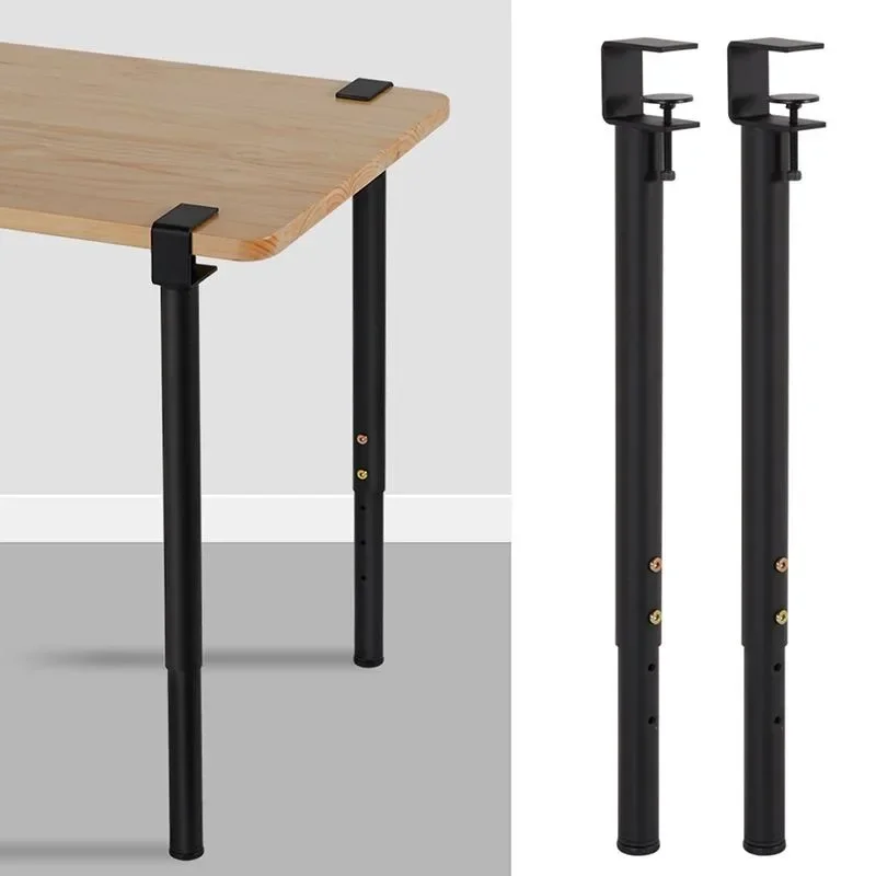 65-95cm Adjustable Height T F Clip Table Leg Table Foot Bracket Metal DIY Universal Foot table Wrought Iron Desk Foot