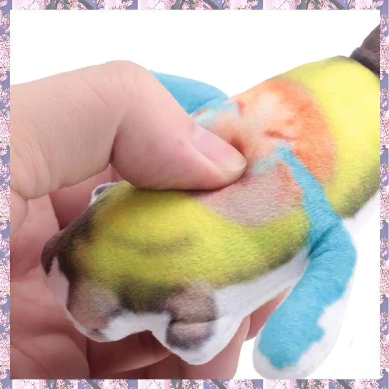 

T84C-CC-Crying Banana Cat,Key Chain Plush Pendant Cute Banana-Cat Doll With Sound Bag Funny Pendant Kids Classmate Gifts Easy To
