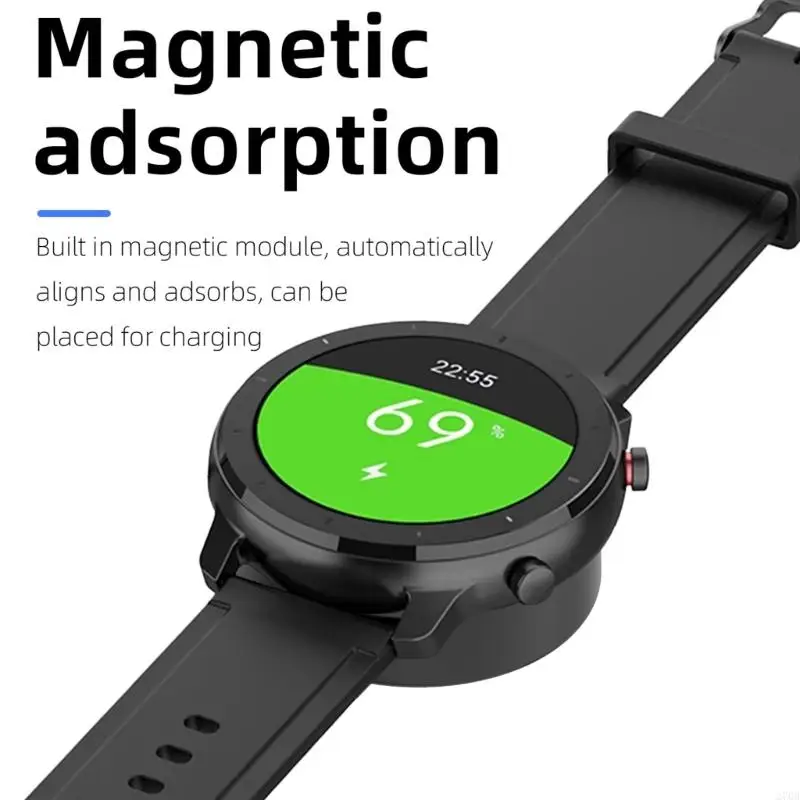 Pemegang Dasar Pengisi Daya Stasiun Pengisian SmartWatch yang efisien memastikan catu daya yang stabil untuk aktif