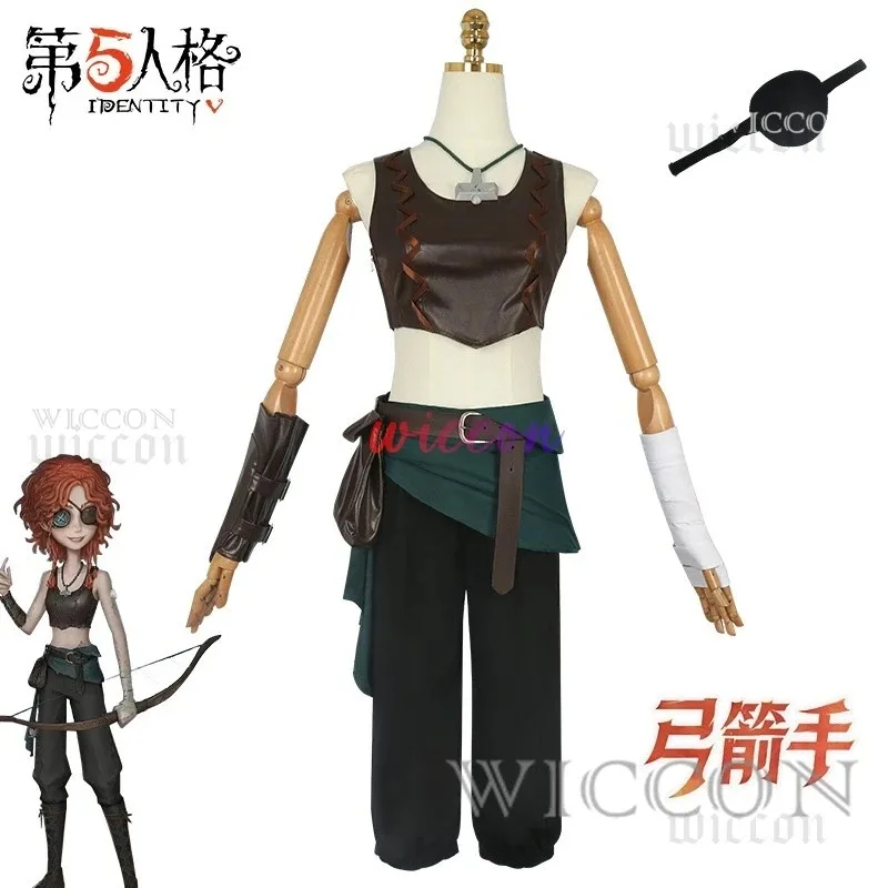 

NewGame Identity V Archer Cosplay Costume Anime Cool Shooter Clothes Carnival Comic-con Party Suit Role Play Clothing for Women2