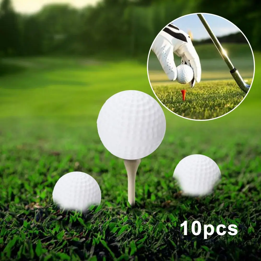 Pelotas de golf aire suave blancas para practicar en interior