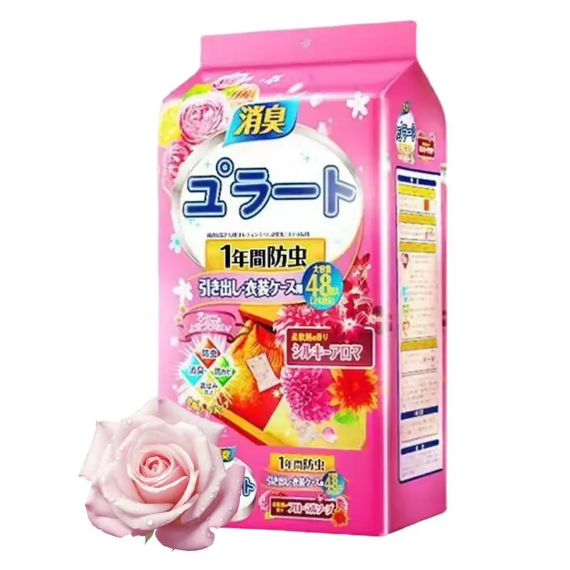 48pcs Scented Sachets For Drawers Small Scent Bags For Closets Dresser Drawer Scents Freshener Long Lasting Fresh Scents Sachet view 2