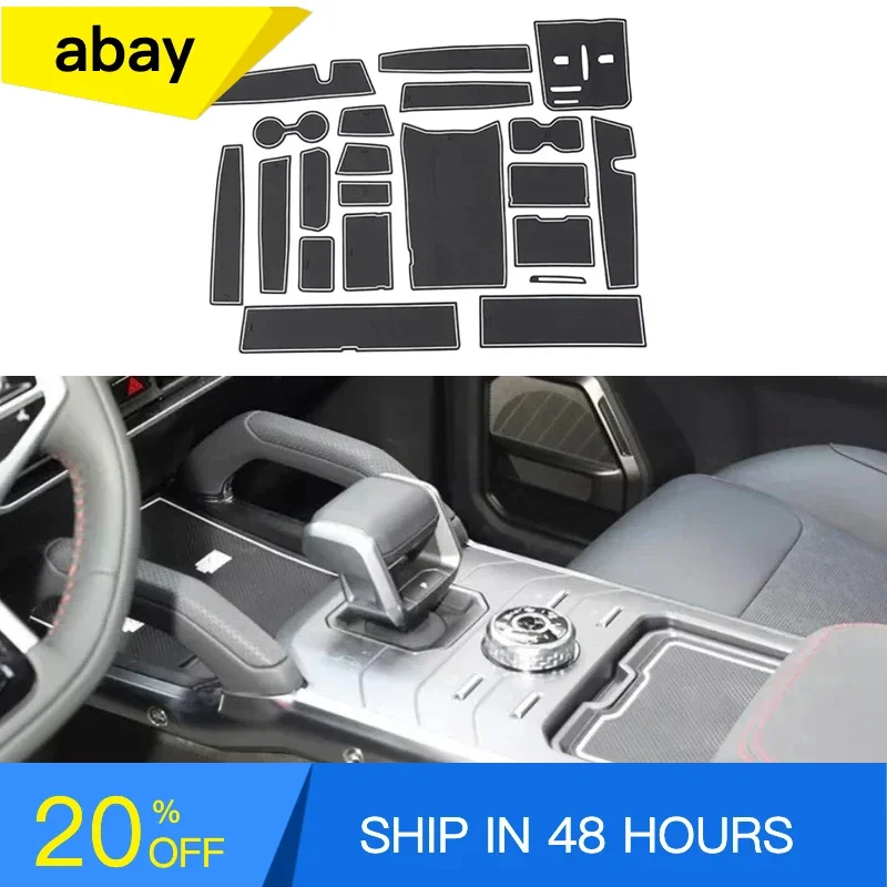 

Car Interior Dustproof Door Slot Protection Pad Fit for Chery JETOUR Traveler T2 2023 2024 Car Anti-slip Pad Water Coaster Parts