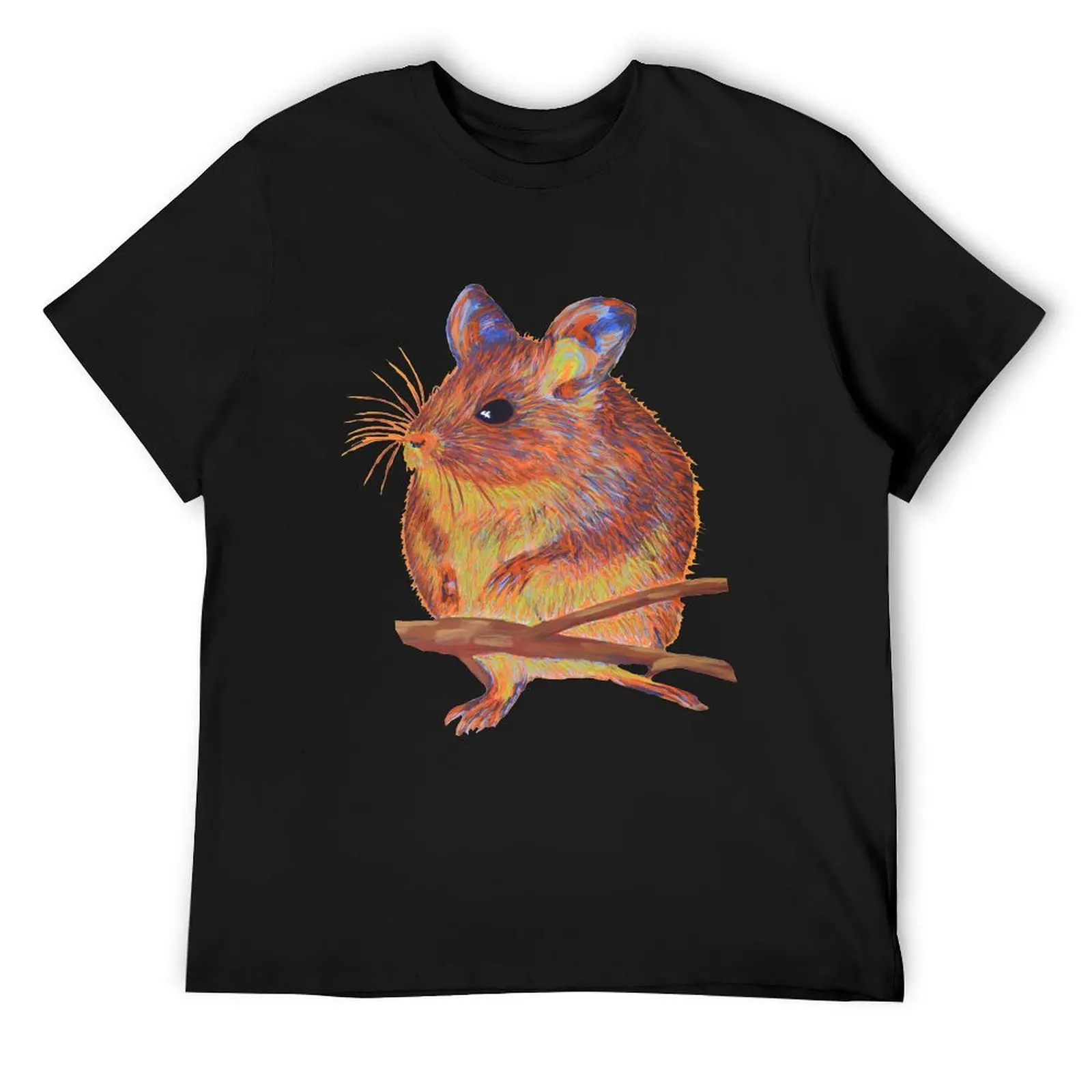 Greater stick-nest rat T-Shirt customs vintage tops summer clothes clothing for men