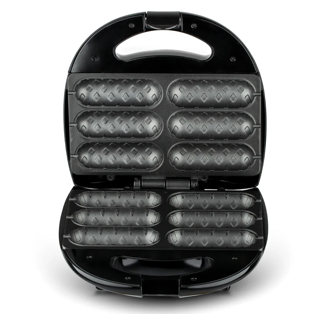 เครื่องทำไส้กรอก220V เครื่องทำฮอตดอกในบ้านเครื่องทอดไส้กรอกแฮมเครื่องอบอาหารเช้าเครื่องทอ...