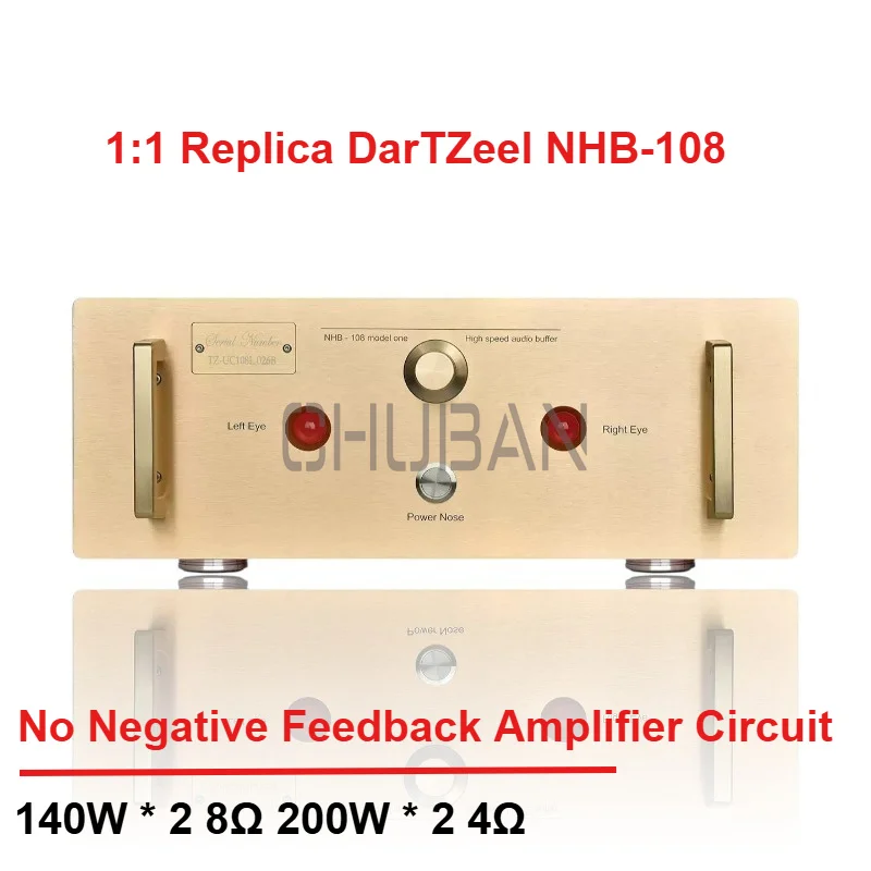 AMXEKR Réplique 1:1 du circuit d'amplificateur sans rétroaction DarTZeel NHB-108, amplificateur de puissance HiFi domestique haute puissance 140W.