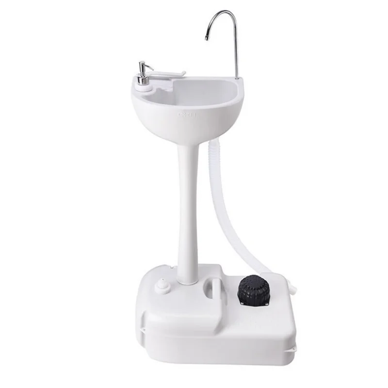 RV Portable Foot-Operated Sink 17L Water Tank Mobile Hand Wash Station ForRV / Caravan / Campervan / Travel Trailer