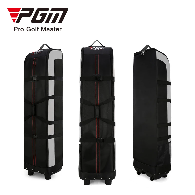 PGM oem foldable travel golf bag premium padded golf travel bag with wheels