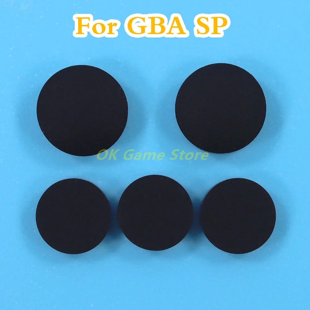 

200sets/lot Replacement Shell Housing Rubber Pad For GBA SP Screw Dust Plug Cover Rubber Plug For Gameboy Advance SP