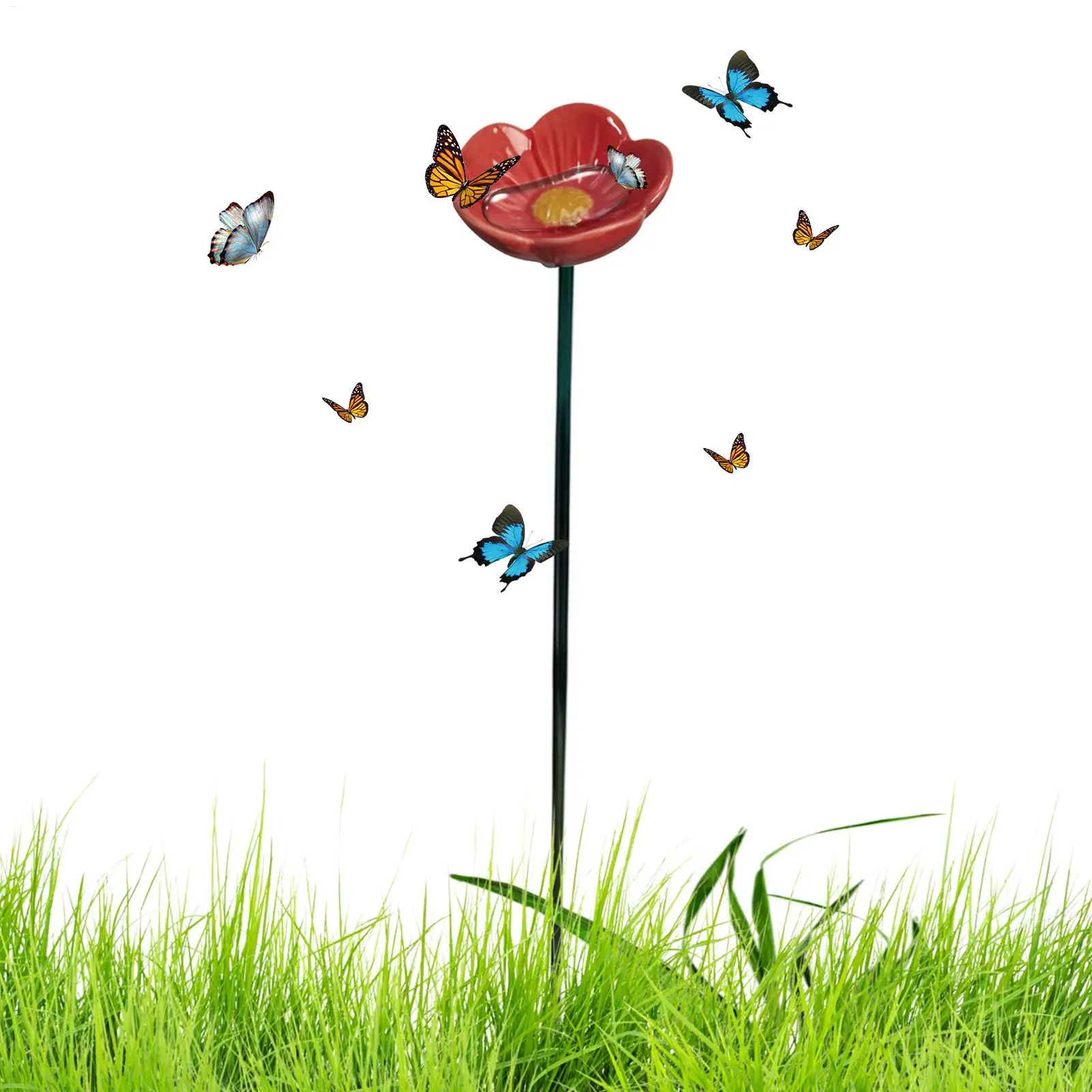 Station d'abreuvement pour abeilles, abreuvoir résistant aux intempéries, mangeoire pour abeilles et papillons pour jardin, terrasse, patio, véranda, balcon, ferme, extérieur