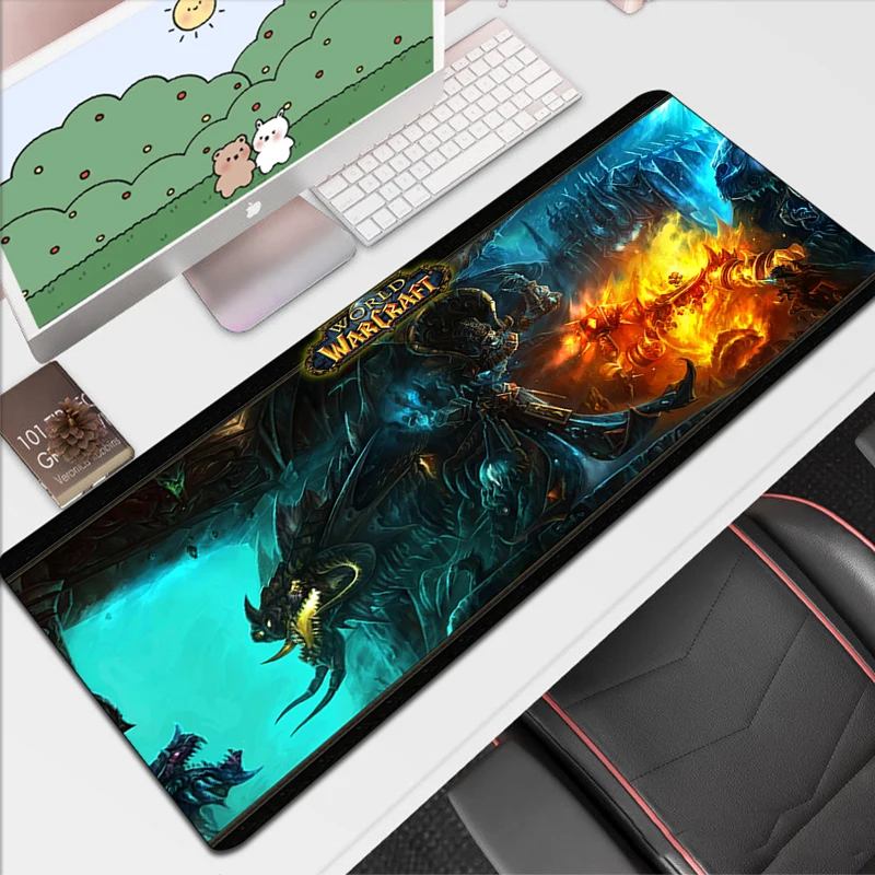 Computer Accessories World of Warcraft Gaming Mouse Pad Xxl Game Mats Deskmat Desk Mat Mousepad Gamer Mause Anime Office Pads Pc