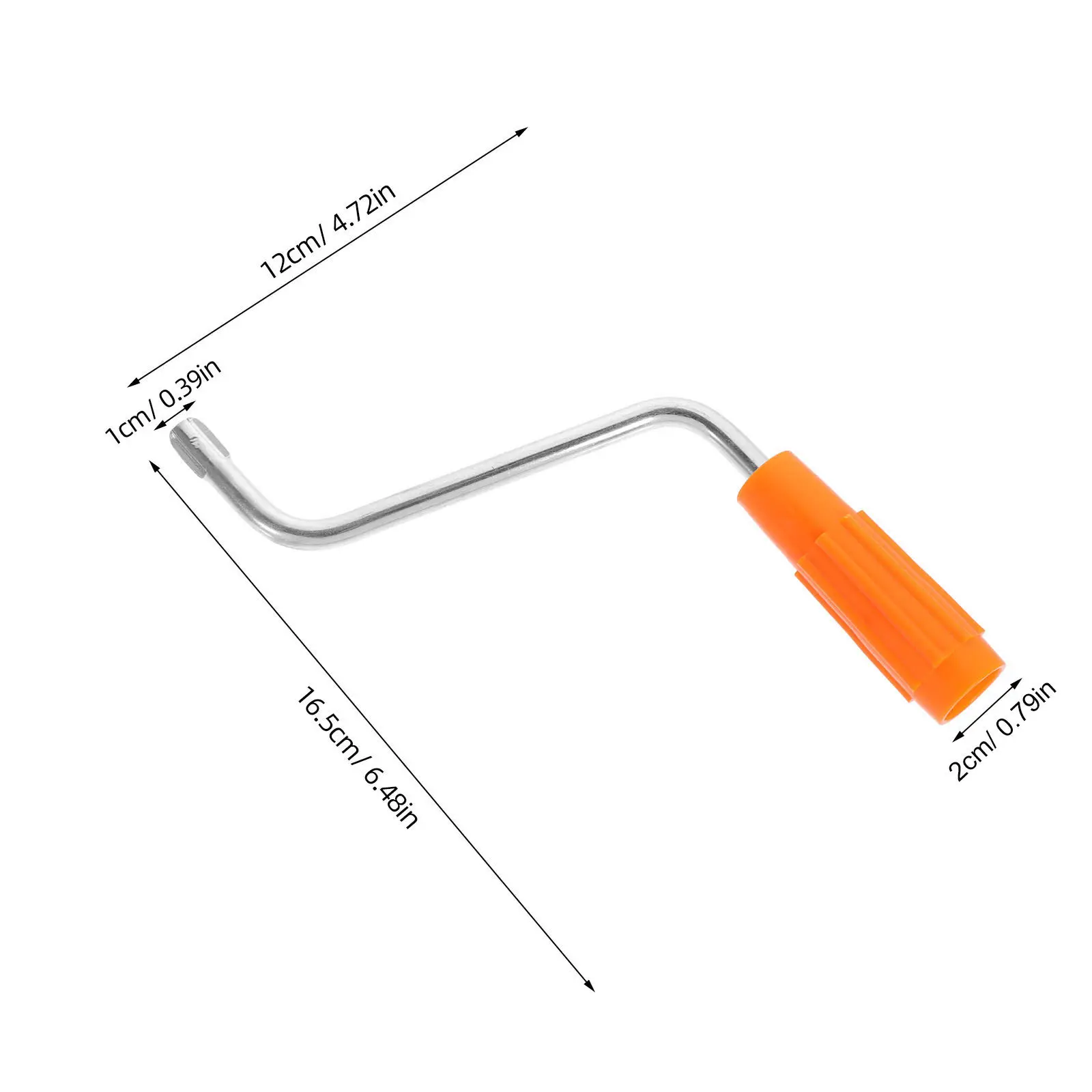 Pasta Maker Handle Replacement Universal Sturdy Metal Rolling Handle for Manual Noodle Maker Machine Home Kitchen Accessory