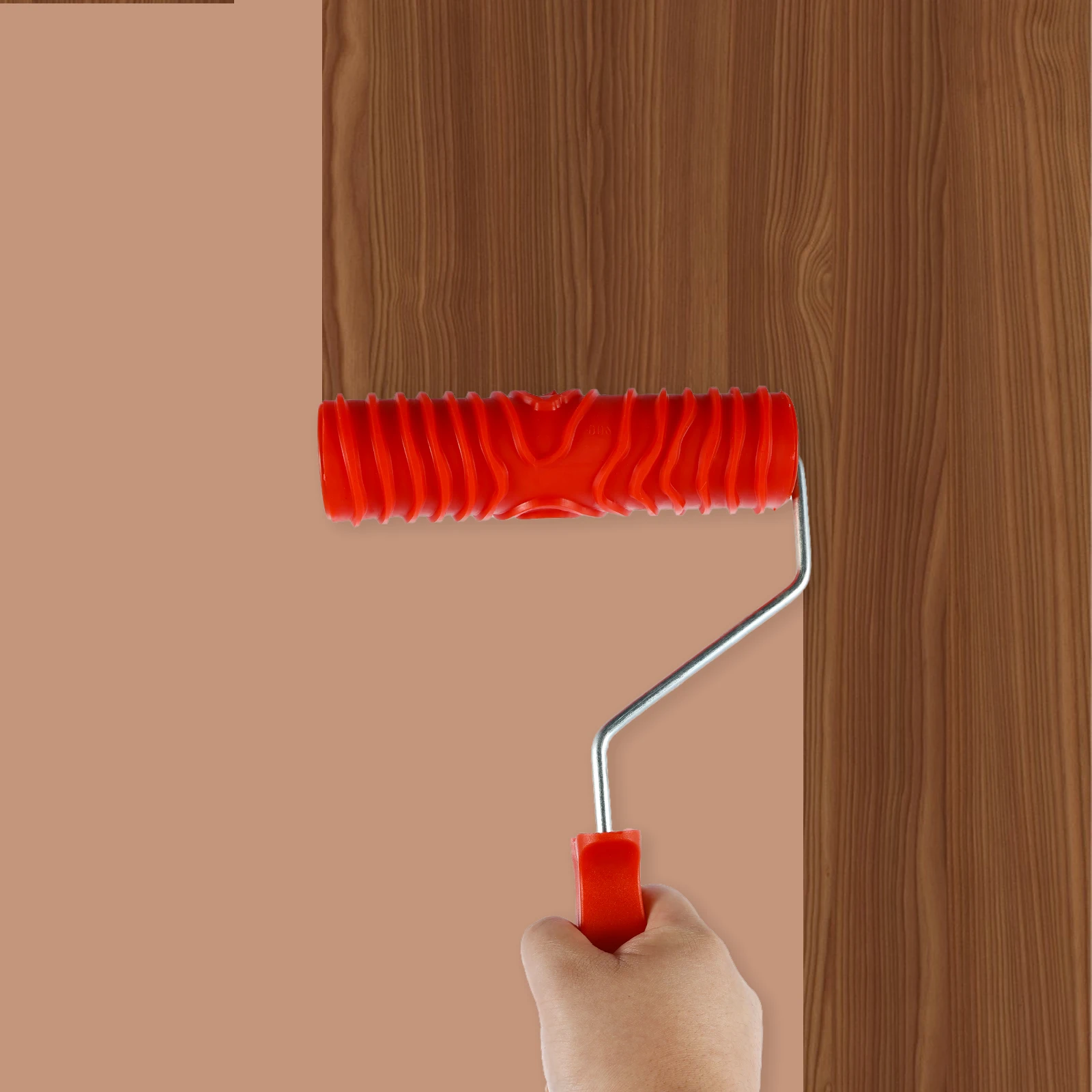Rubber Roller Brush Set Imitation Wood Graining Tools Wall Painting Home Decoration Art Embossing DIY Brushing Painting Tools