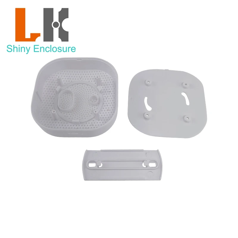 LK-S39 Type-C Air Quality Detector Enclosure Smart Home Smoke Sensor Housing Abs Plastic Voice Pickup Sensor Case 89x89x30mm